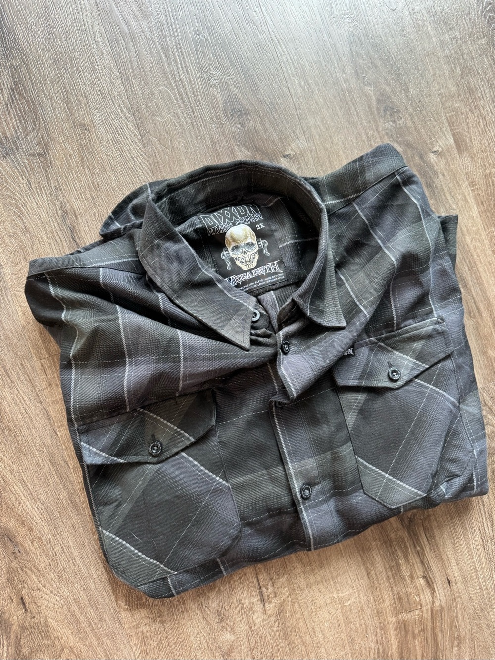 DIXXON Megadeth button down shirt